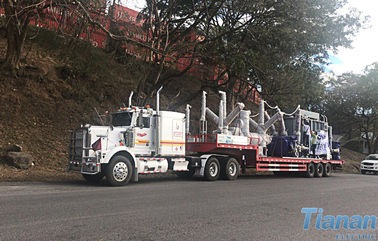 Vehicle Borne Mobile Transformer Substation Prefabricated 110 - 132 Kv