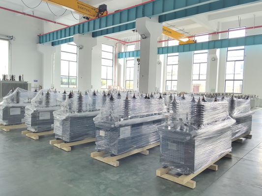 60kV Breakdown Voltage Oil Immersed Power Transformer for Dyn11 Connection Group at 25C Ambient Temperature