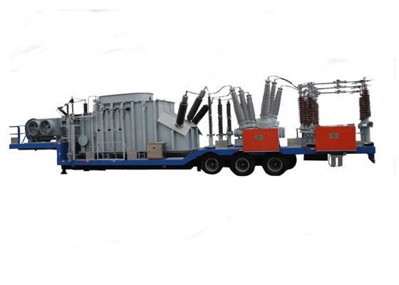 132kv het geprefabriceerde Mobiele Op een voertuig gemonteerde Hulpkantoor van de opleggertransformator