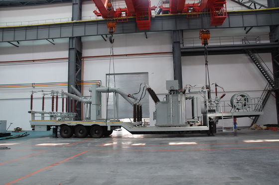 132kv de geprefabriceerde Mobiele Op een voertuig gemonteerde Noodsituatie van het Transformatorhulpkantoor